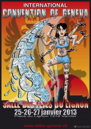 International Tattoo Convention of Geneva 2013 Poster