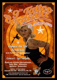 Bordeaux Tattoo Convention 2013 Poster