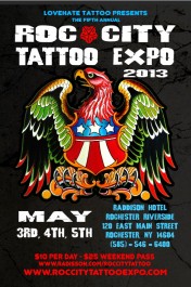 Roc City Tattoo Expo 2013 Poster