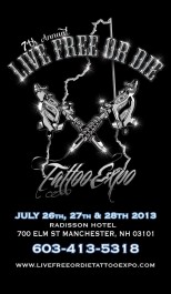 Live Free Or Die Tattoo Expo (2026) Live Free Or Die Tattoo Expo (2026) 24 July 2026