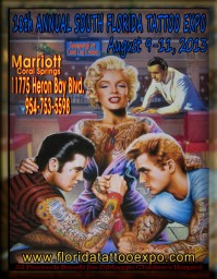 Florida Tattoo Expo 2013 Poster