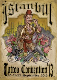 Istanbul Tattoo Convention #6 Istanbul Tattoo Convention 2013 Poster