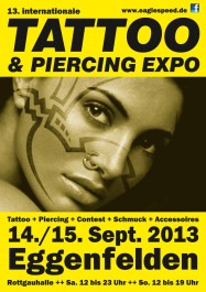 Eggenfelden Tattoo & Piercing Expo 2013 Poster
