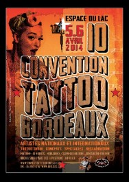 Bordeaux Tattoo Convention 2014 Poster
