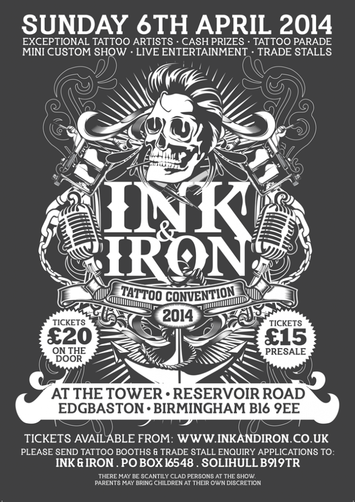 Ink & Iron Tattoo Convention Ink & Iron Tattoo Convention 2014 Poster