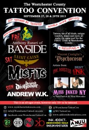 Westchester County Tattoo Convention 2013 Poster