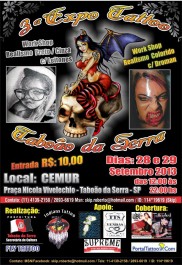 Expo Tattoo TaboAo da Serra 2013 Poster