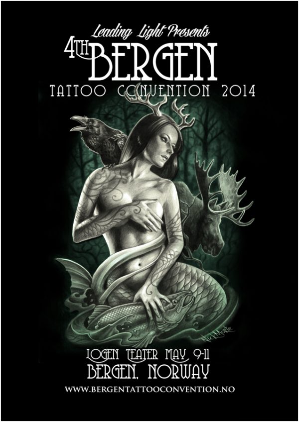 Bergen Tattoo Convention 2014 Poster