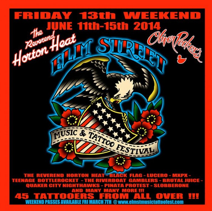 Elm Street Music Tattoo Festival 2014