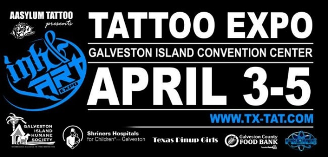 Texas Ink and Art Expo Galveston 27 September 2019