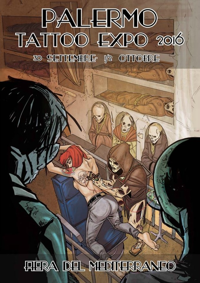 Palermo Tattoo Expo 2016 Poster