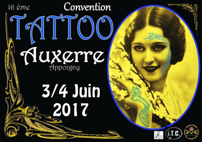 Auxerre Tattoo Show 2017 Poster
