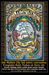Maiden City Ink Tattoo Convention (2026) 21 August 2026
