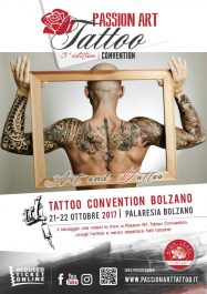 Bolzano Passion Art Tattoo Convention 2026 Passion Art Tattoo Convention Bolzano 2017 Poster