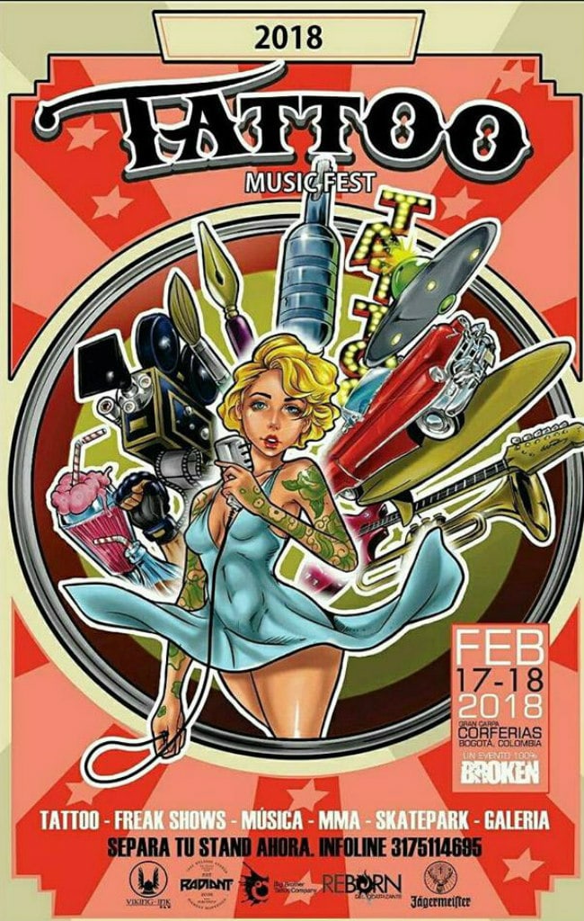 Colombia Tattoo Music Fest #8 18 May 2024