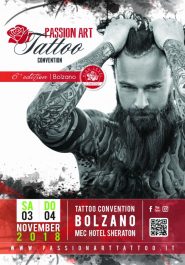 Bolzano Passion Art Tattoo Convention 2026 Passion Art Tattoo Convention Bolzano 2018 Poster