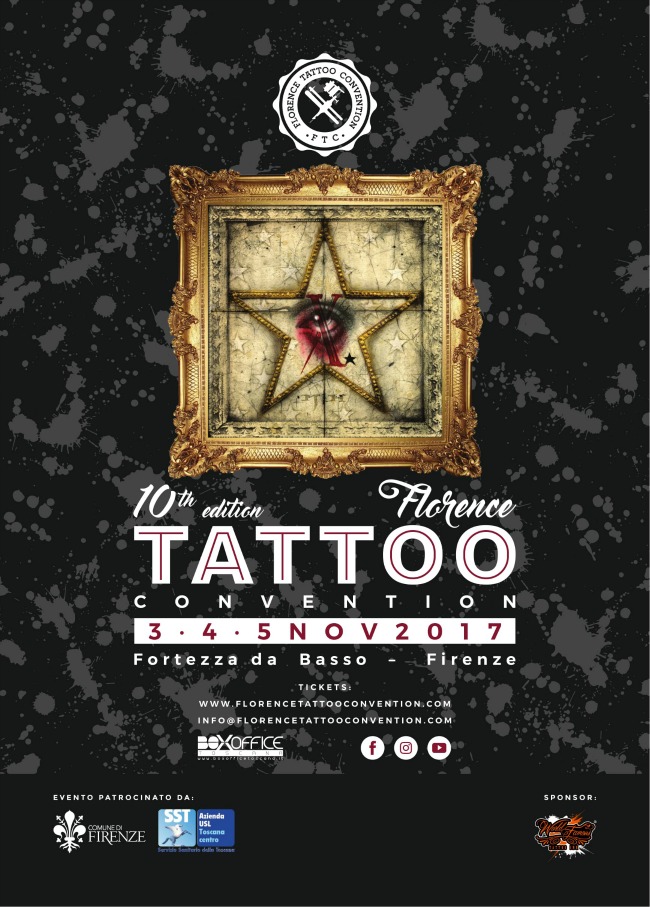 Florence Tattoo Con 2017 Poster