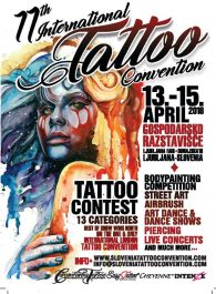 Slovenia Tattoo Expo #15 2018 tattoo convention Ljubljana