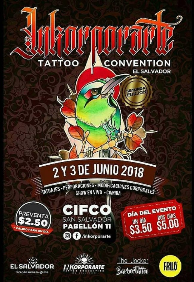 Inkorporarte Tattoo Convention 2018 Poster