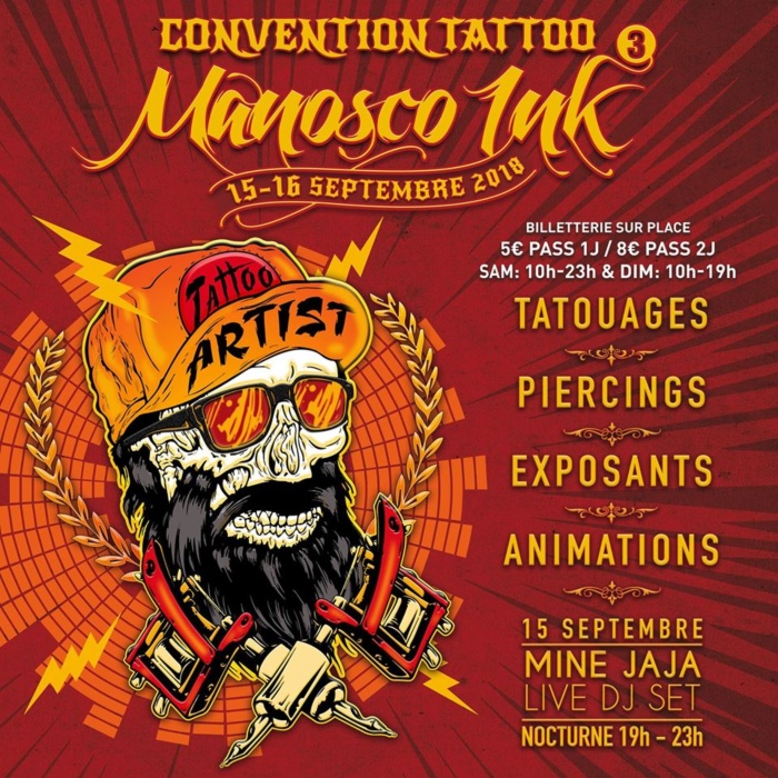 Manosco Ink - Convention Tattoo 2018