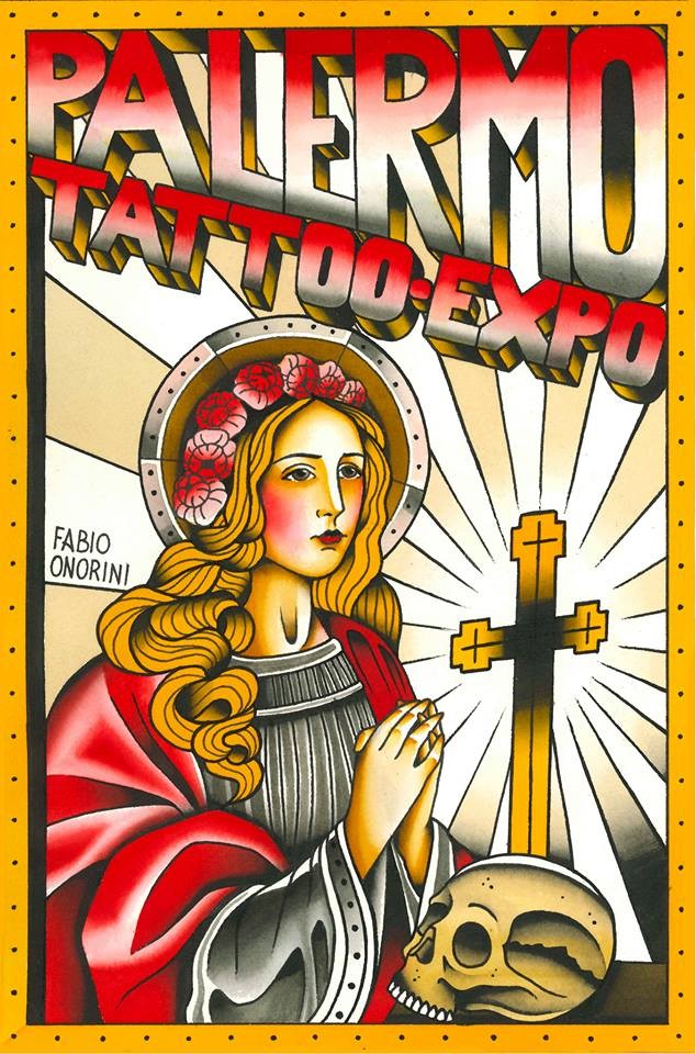 Palermo Tattoo Expo 2019 Poster