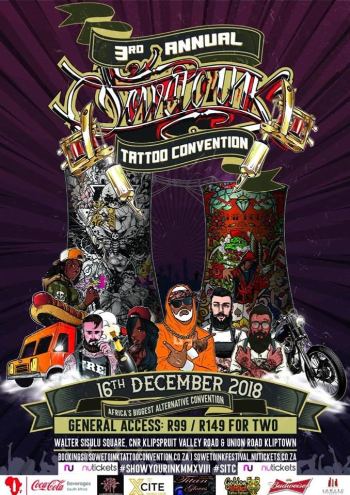 Soweto Ink Tattoo Convention #5 Soweto Ink Tattoo Convention 2018