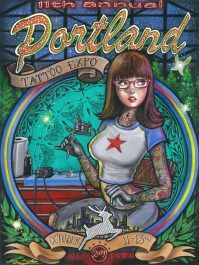 portland tattoo expo poster 2019