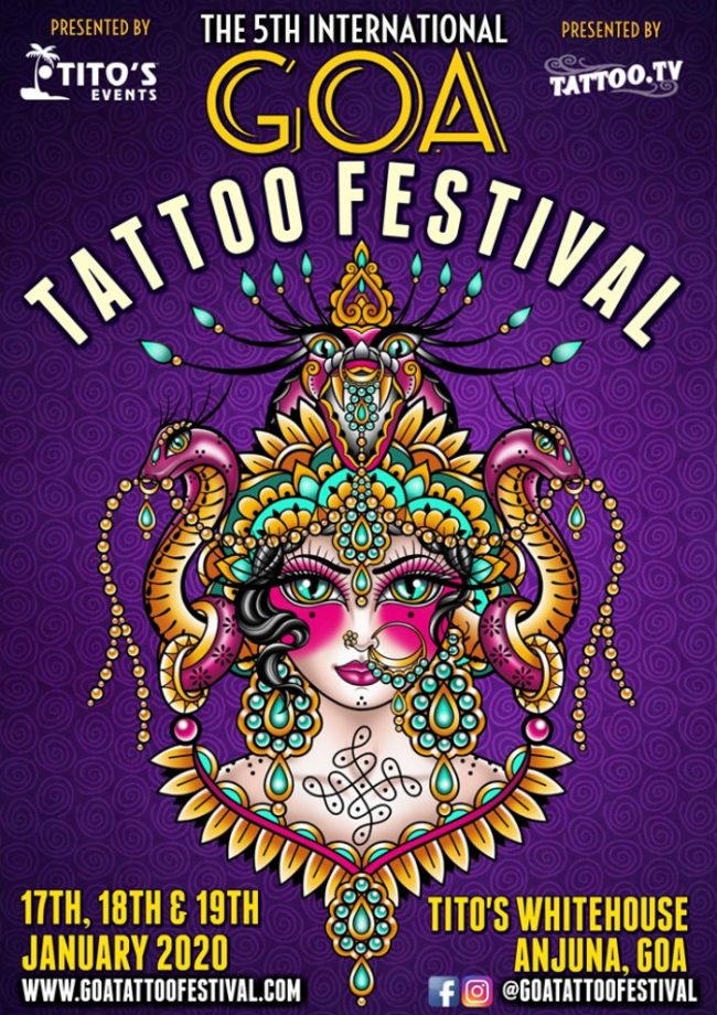 Goa Tattoo Festival 2020 Poster