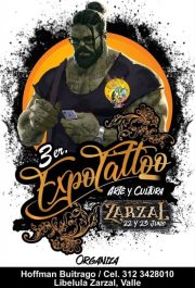 3er Expo TATTOO arte y cultura Zarzal valle 2019