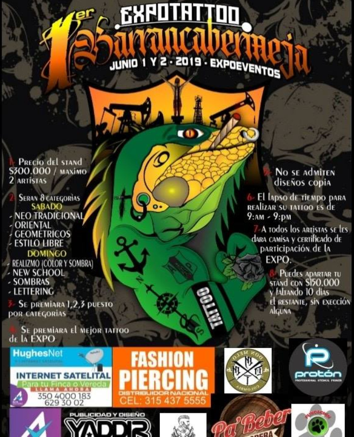 2019 Primer Expotattoo Barrancabermeja