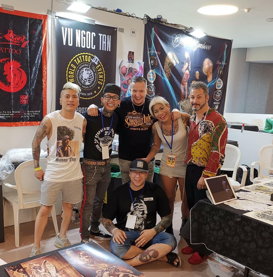 Vũ Ngọc Tân Ga Rung Tattoo Vietnam