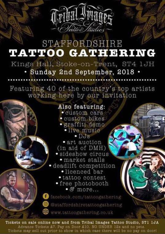 Staffordshire Tattoo Gathering #3 1 September 2019
