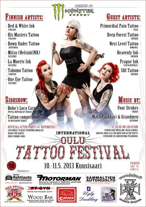 Oulu Tattoo Festival 8 November 2019
