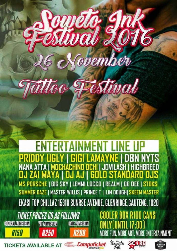 Soweto Ink Tattoo Convention #5 Soweto Ink Tattoo Convention #5 26 November 2022