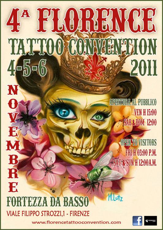 Florence Tattoo Convention 2011 Poster
