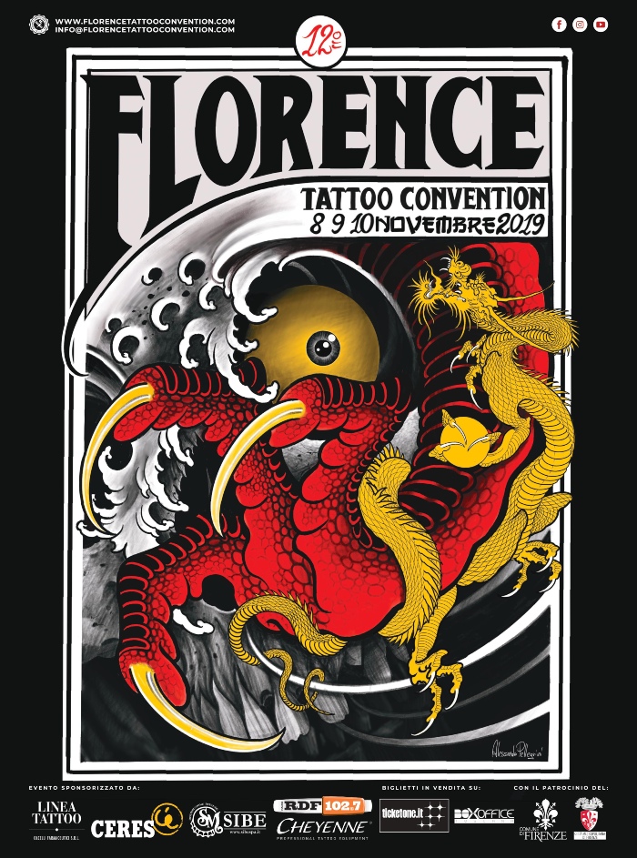 Florence Tattoo Convention 2019 Poster