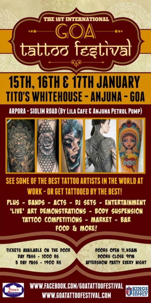 Goa Tattoo Festival 2016 Poster