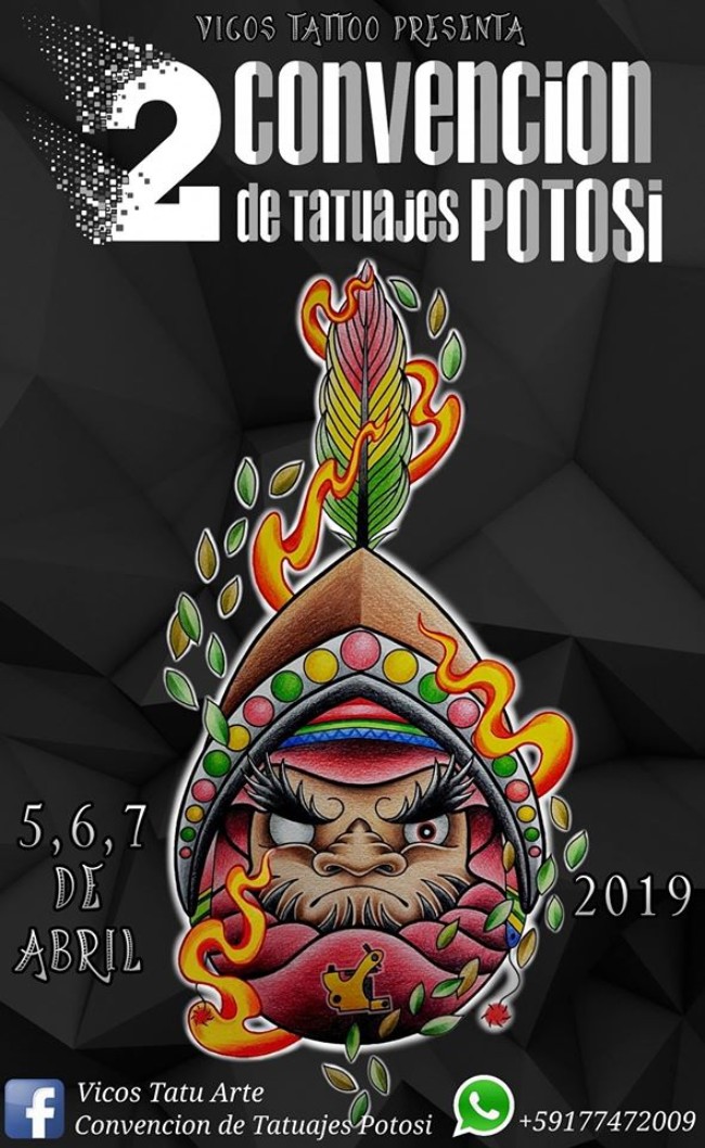 Convencion De Tatuajes Potosi 2019 Poster Convencion De Tatuajes Potosi 2019 Poster
