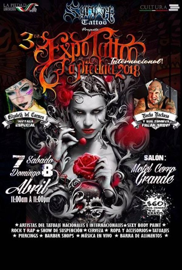 Tattoo Fest La Piedad 2018 Poster