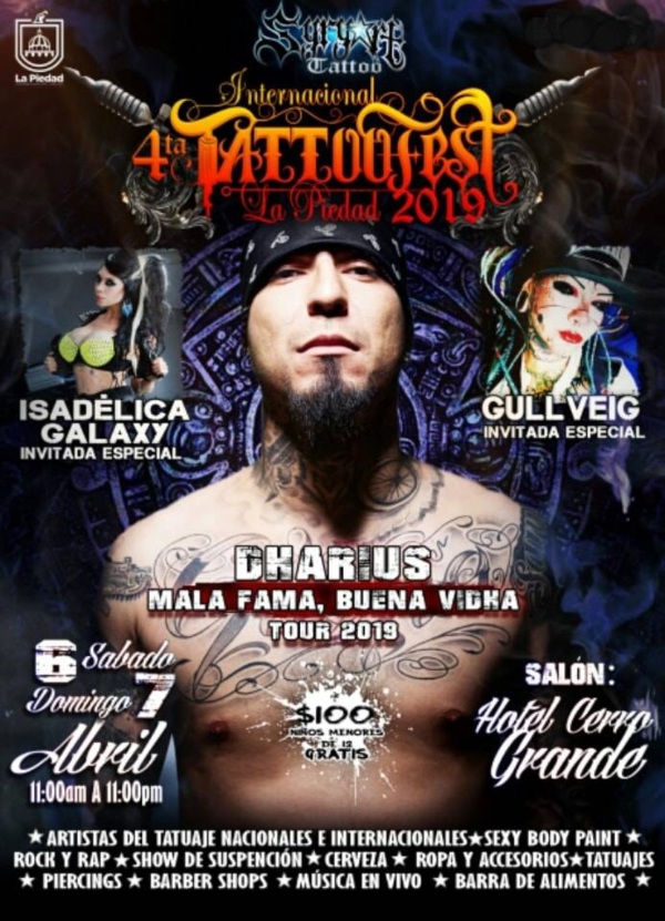 Tattoo Fest La Piedad 2019 Poster