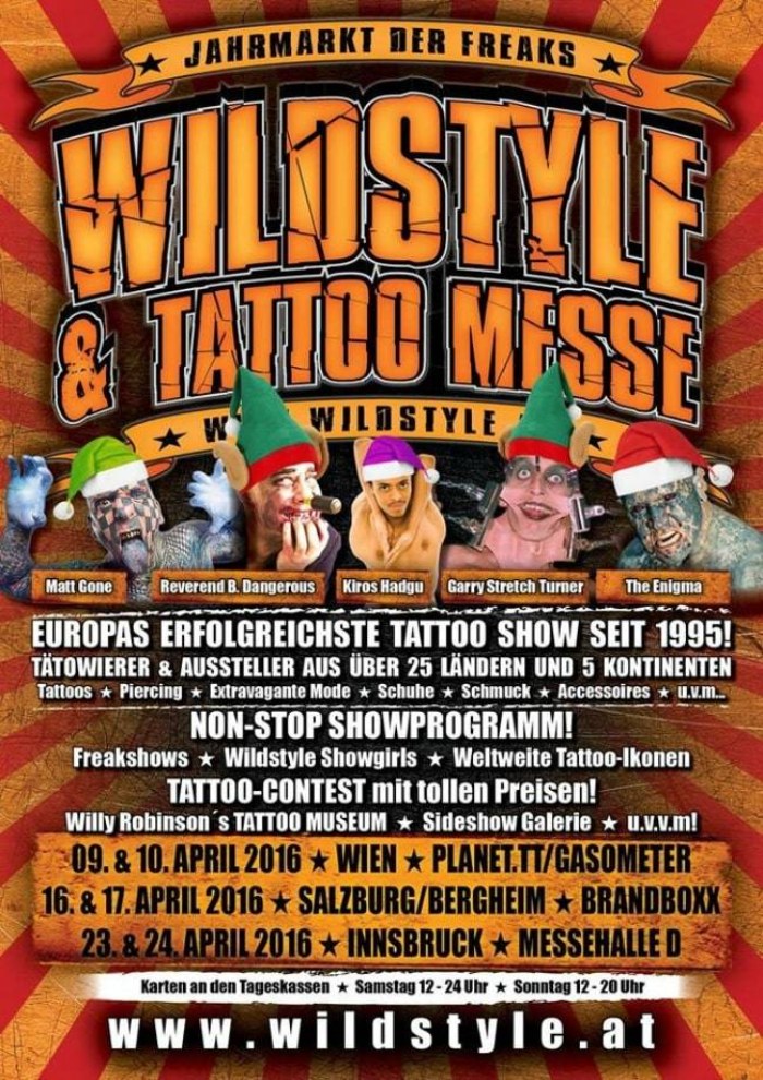 Wildstyle & Tattoo Tour Wien 4 May 2024