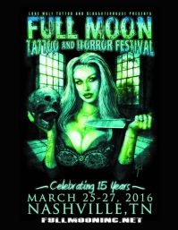 Full Moon Tattoo & Horror Fest 3 April 2026
