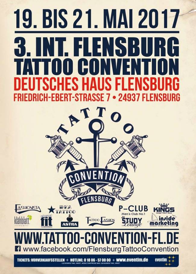 Flensburg Tattoo Convention 2017 Poster
