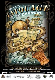 Perpignan Tattoo Convention 2013 Poster