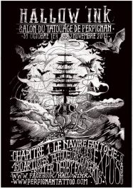 Perpignan Tattoo Convention 2014 Poster