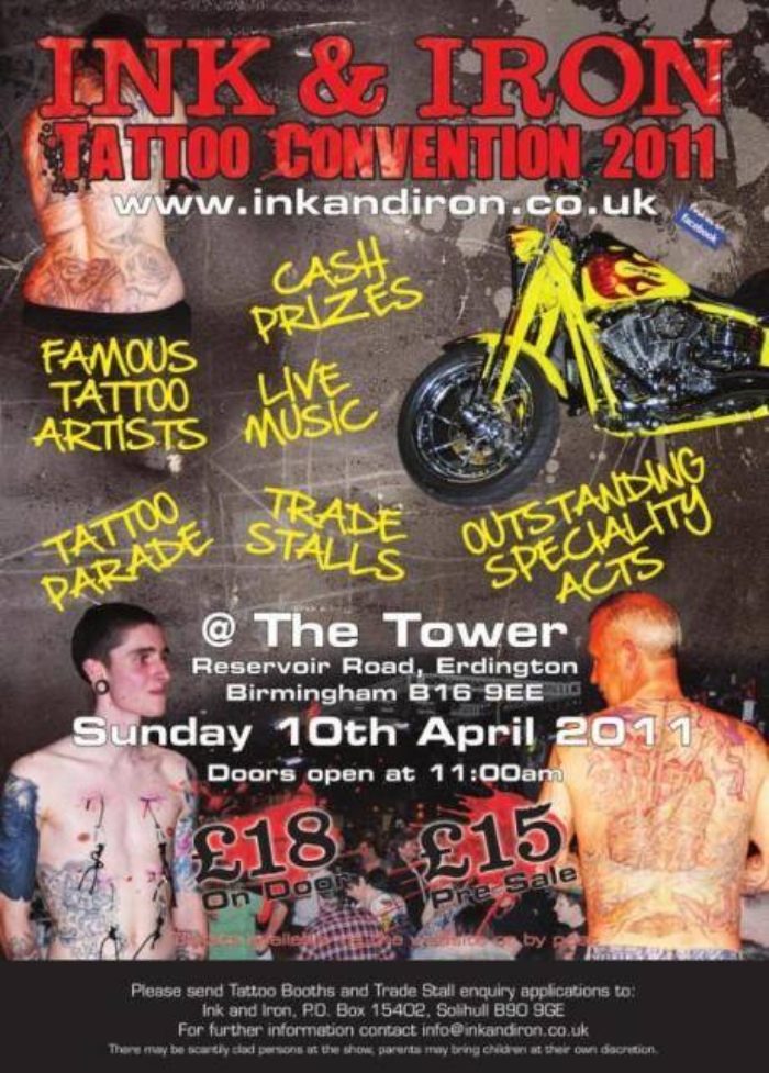 Ink & Iron Tattoo Convention Ink & Iron Tattoo Convention 3 April 2022