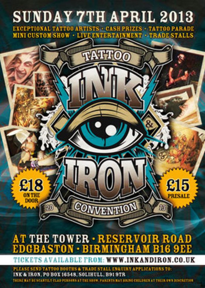 Ink & Iron Tattoo Convention Ink & Iron Tattoo Convention 3 April 2022