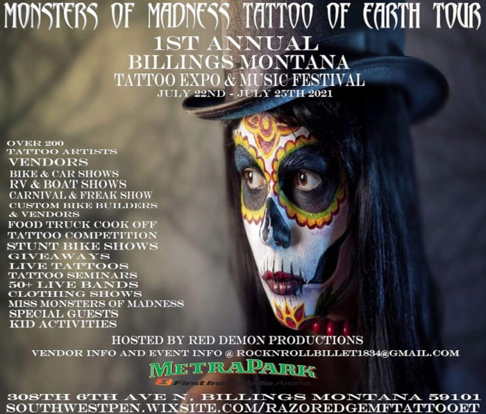 Monster of Madness Tattoo Convention 2021