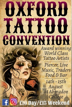 Oxford Tattoo Convention 14 August 2021