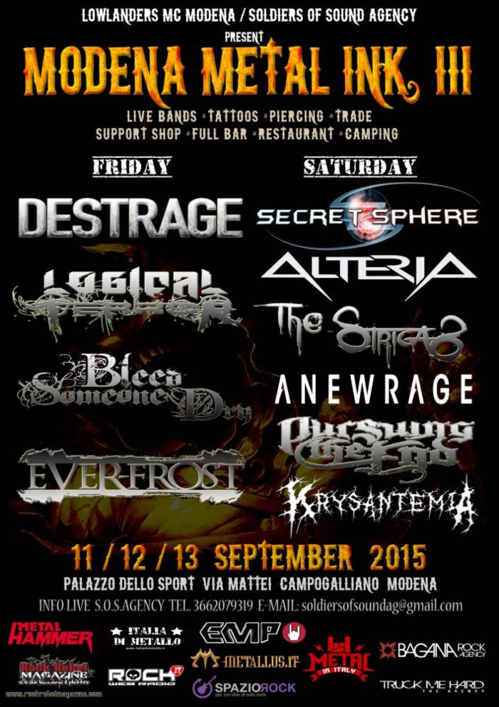 Rock Modena Ink 23 September 2022